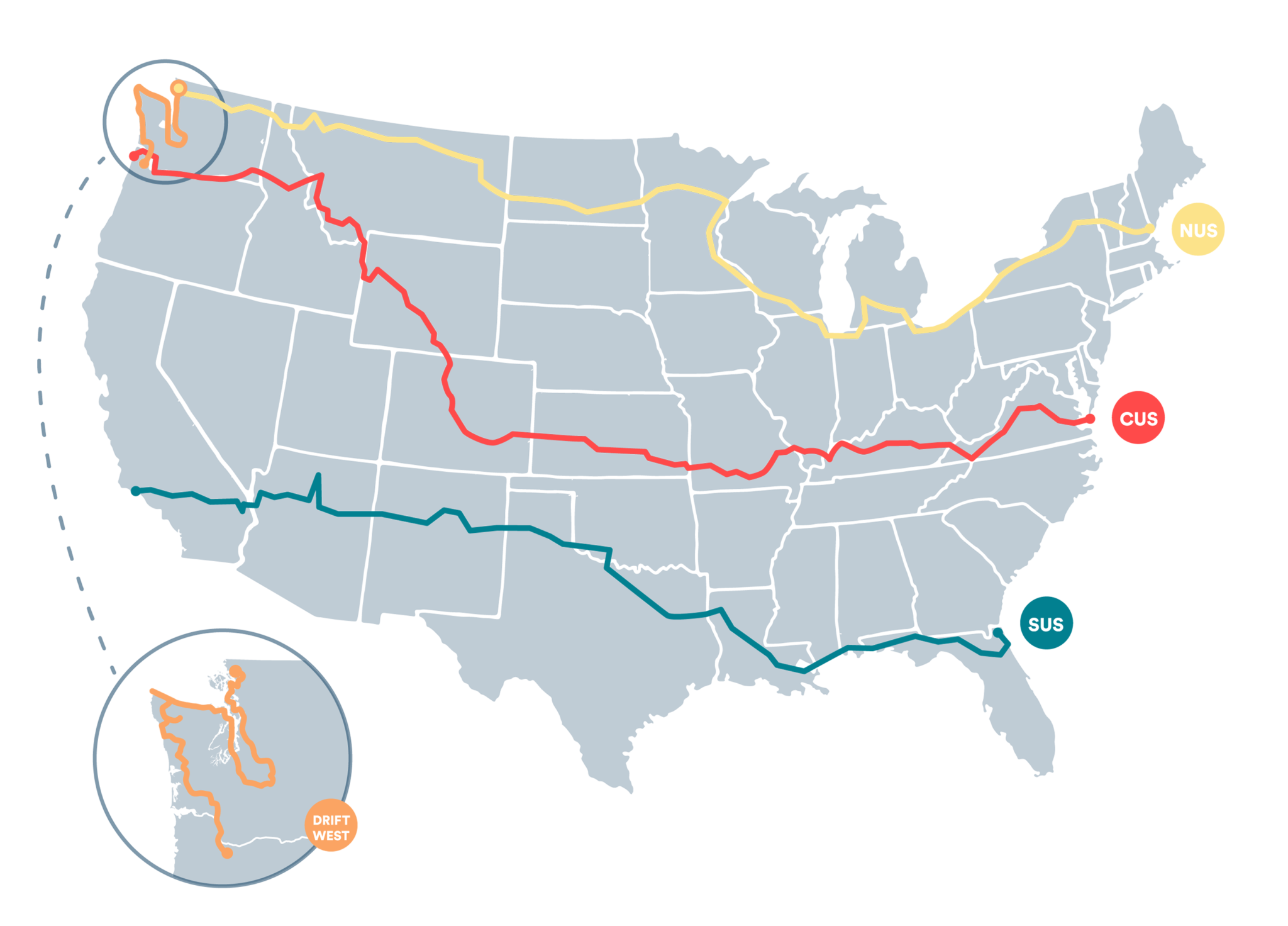 Routes - Bike & Build